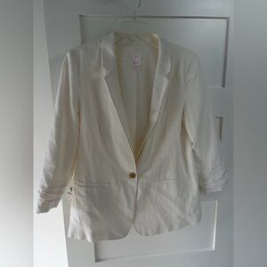 Lauren Conrad Cream Blazer for Women